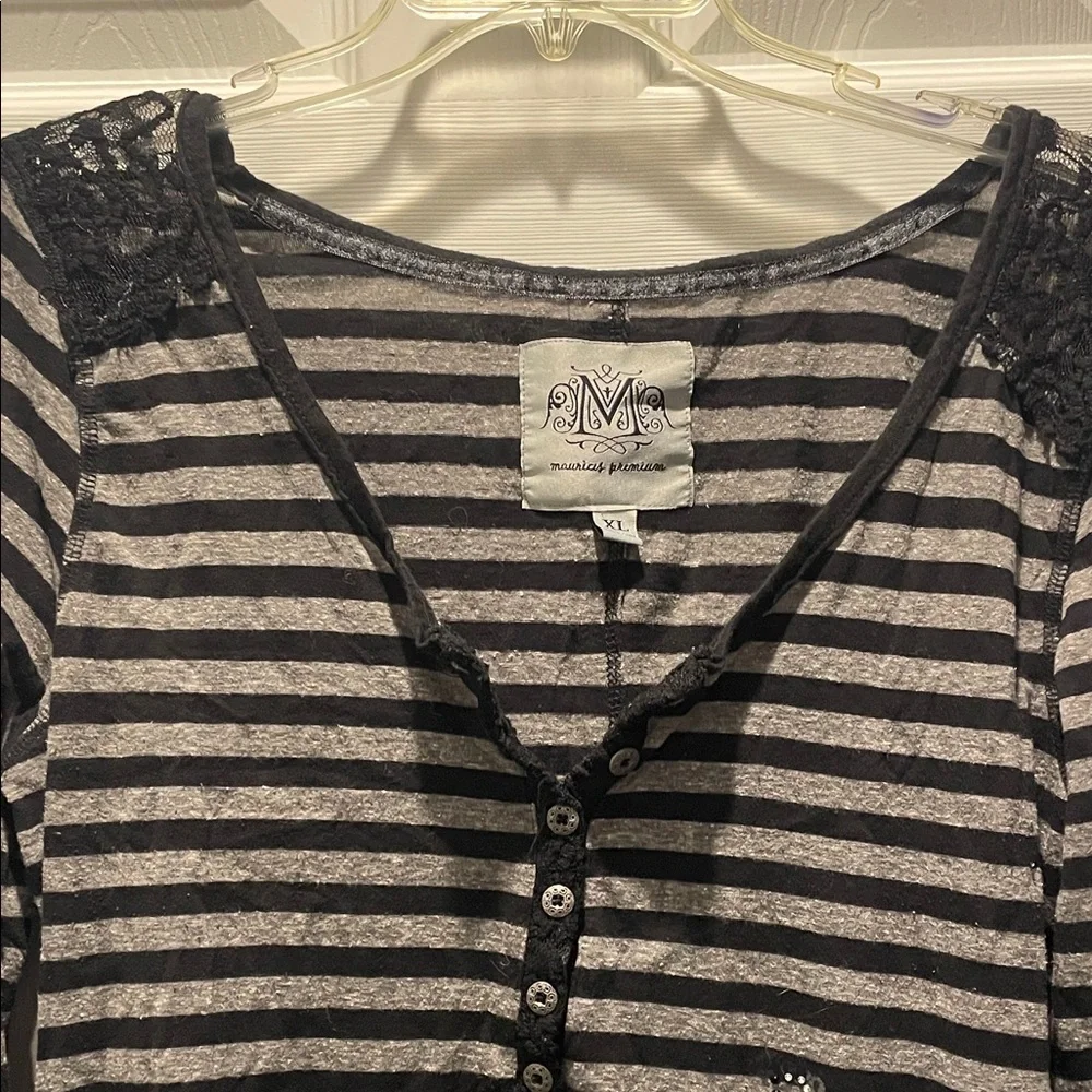Maurices Premium Y2K Striped Top - Picture 3 of 6